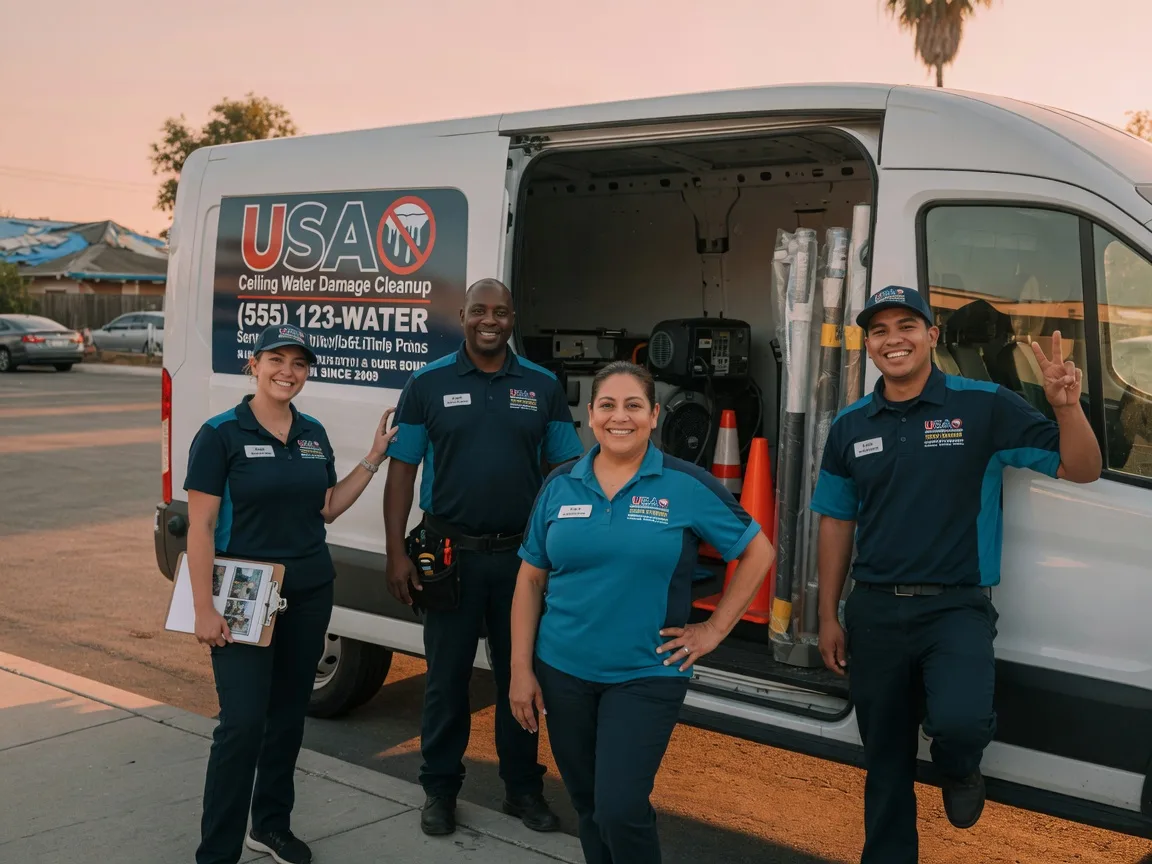 Ceiling Water Damage Restoration company in Rosamond, CA